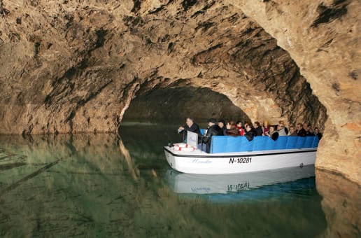 #htmlcaption_2979 Seegrotte – najväčšie európske podzemné jazero