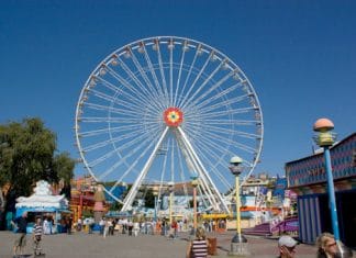 Viedenský zábavný park Prater Blumenrad