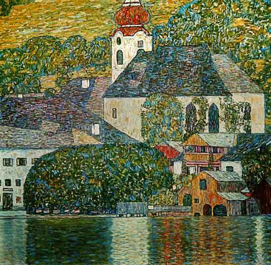 Gustav_Klimt_Kostol-v-Unterach-am-Attersee
