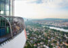 Veža Donauturm – najvyššia stavba a vyhliadka v Rakúsku